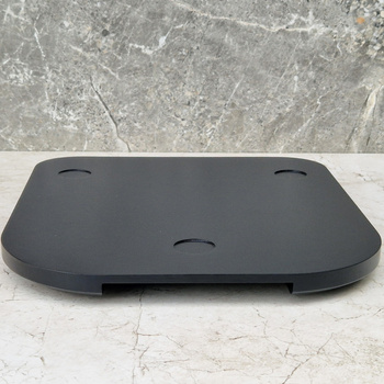 Beech thermomix sliding board, black varnished 340x300x20mm