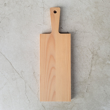 Beech cutting board with handle  395x130x20 mm