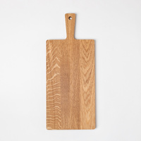 Oak cutting board with handle  480x200x20 mm
