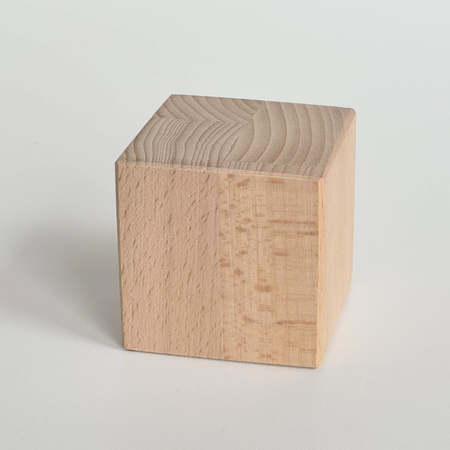 Beech cube 60x60x60 mm