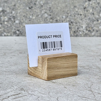 Wooden mini postcard stand 34 mm