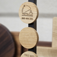 Oak fridge magnet ∅60 mm